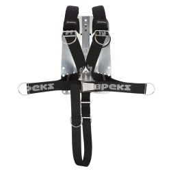 DELUXE HARNESS,W/ALU PLATE