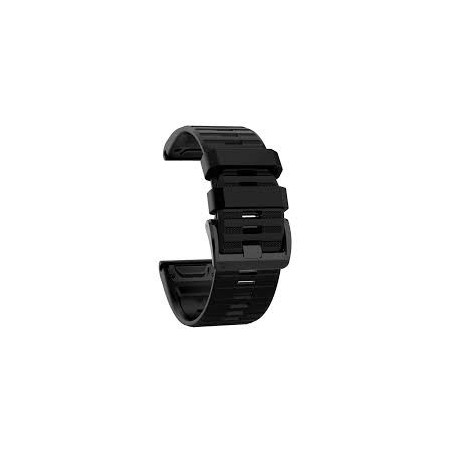 5 X BLACK SILICONE STRAP
