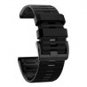 5 X BLACK SILICONE STRAP