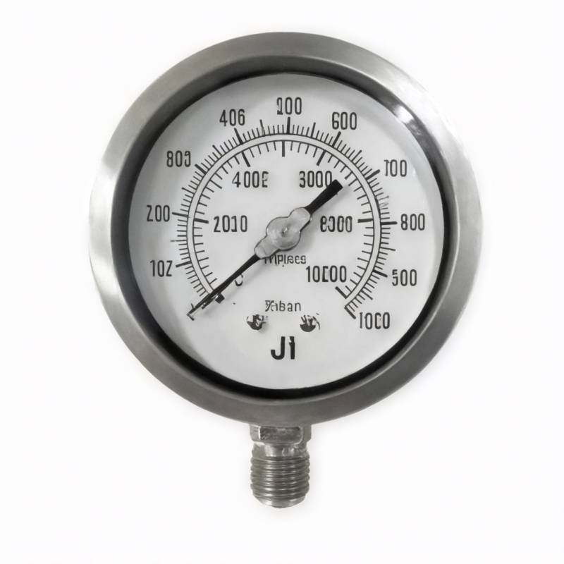 PRESSURE GAUGE W/CMP NH